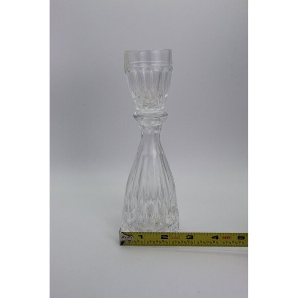 Vintage Crystal Decanter, Czech Mouthwash Dispenser, Dental Gift - Picture 9 of 9